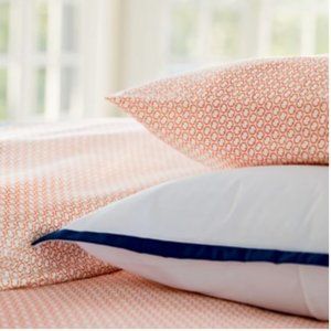 Serena and Lily Pimento French Ring Top Sheet